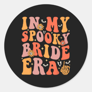 私の花嫁不気味時代のGroovyハロウィン結婚のBaで ラウンドシール
