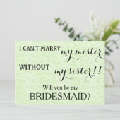 私の花嫁介添人になってくれない？ 招待状 (スタンド正面)