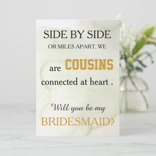 私の花嫁介添人になってくれない? 招待状 (スタンド正面)