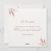 私の花嫁介添人の花娘の提案か シーズンカード (裏面)