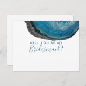 私の花嫁付き葉書の宝石になってくれないか インビテーションポストカード (正面/裏面)