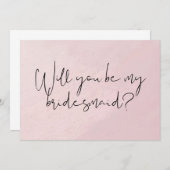 私の花嫁付添人になってくれますか？ ポストカード (正面/裏面)