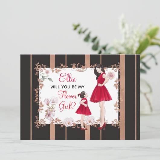 私の花嫁代理/大人と子供/カスタムになりますか 招待状 (スタンド正面)