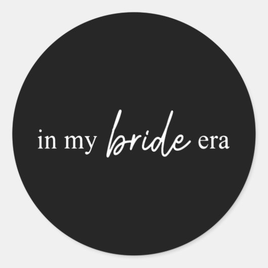 私の花嫁時代は楽しい 花嫁 ラウンドシール (正面)