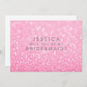 私の花嫁金ゴールドピンクグラデーション 招待状 (正面/裏面)