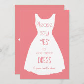 私の花嫁Yesのカードと言ってくれ 招待状 (正面/裏面)