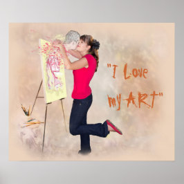 私の芸術を愛する ポスター