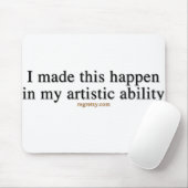 私の芸術的な能力 マウスパッド (マウス)