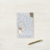 私の英国のスプリンガースパニエルは私のレッスン・プランを食べました ポストイット (デスク上)