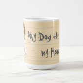 私の英語のスプリ食べンガーの宿題 コーヒーマグカップ (中央)