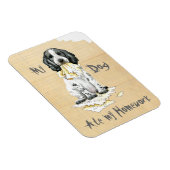 私の英語コッカー食べは宿題マグネット マグネット (右側)