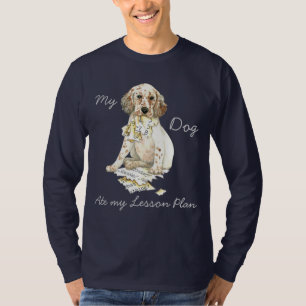 私の英語設定食べ者のレッスンプラン Tシャツ
