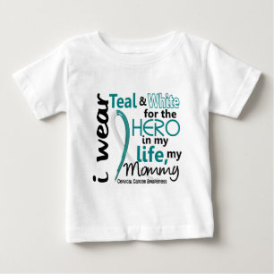 私の英雄のための子宮頸癌・私のお母さん2 ベビーTシャツ