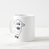 私の英雄の子ヒツジ コーヒーマグカップ (正面左)