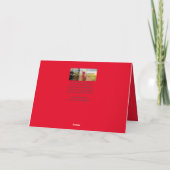 私の英雄の父の日 カード (裏面)