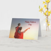 私の英雄の父の日 カード (黄色い花)