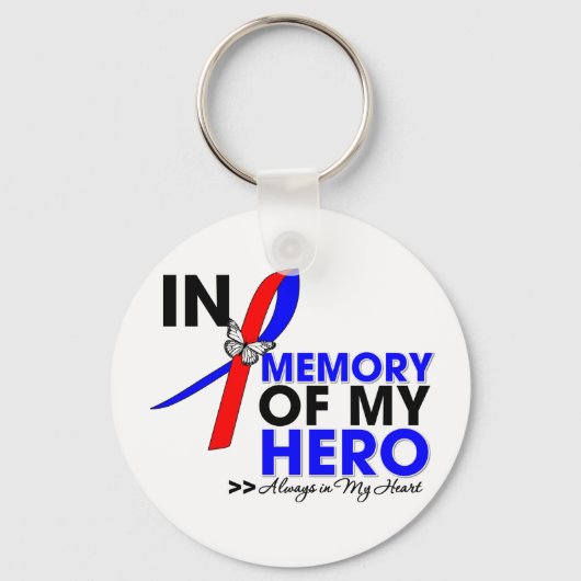 私の英雄の記憶の中の肺線維症の献上品 キーホルダー (正面)