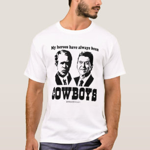 私の英雄はカウボーイいままで常にでした Tシャツ