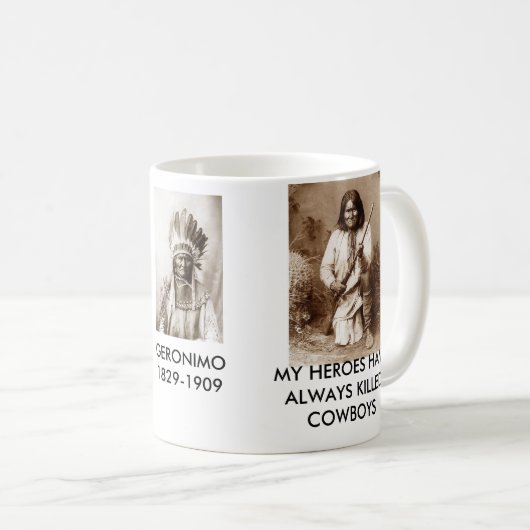 私の英雄はカウボーイを常に殺したありますことが コーヒーマグカップ (正面右)