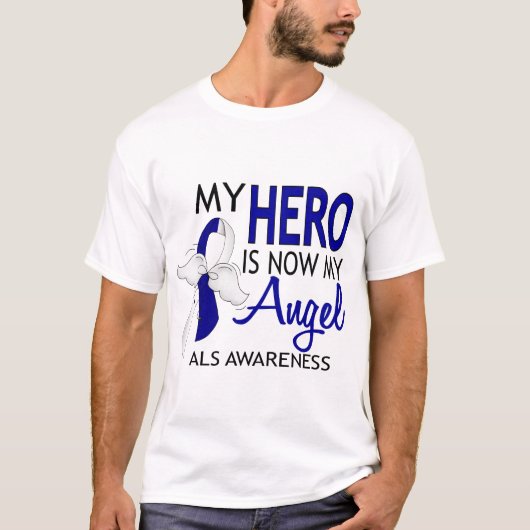 私の英雄は私の天使ALSです Tシャツ (正面)