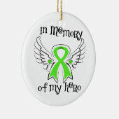 私の英雄エンジェル非ホジキンリンパ腫の記憶で セラミックオーナメント (右)