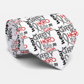 私の英雄2の息子の脳腫瘍のための灰色 ネクタイ (ロール)