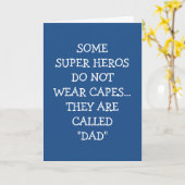 『私の英雄』への父のすごい幸せな日 カード (黄色い花)