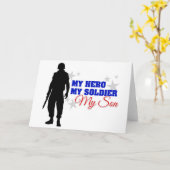 私の英雄、私の兵士、私の息子 カード (黄色い花)