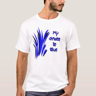 私の草は青いです Tシャツ