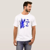 私の草は青いです Tシャツ (正面フル)