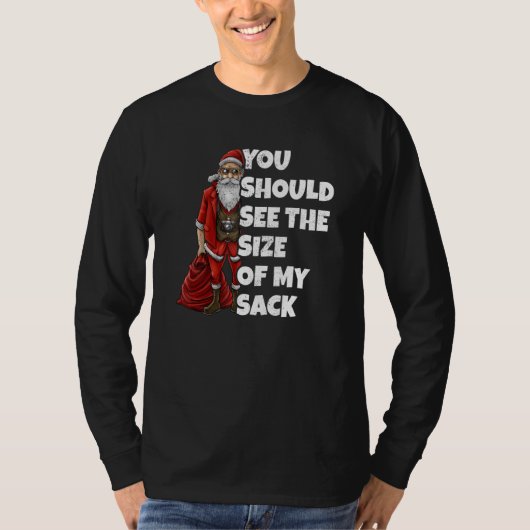 私の荷物の大きさを見てよ Tシャツ (正面)