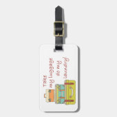 私の荷物を取って下さい ラゲッジタグ (正面縦)