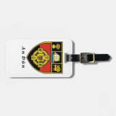 私の荷物を検索パーソナライズされたダウン郡IDラベル。 ラゲッジタグ (正面横)