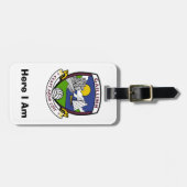 私の荷物を見パーソナライズされたつけるゴールウェイ郡IDラベル。 ラゲッジタグ (正面横)