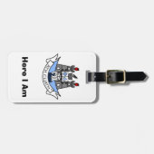 私の荷物を見パーソナライズされたつけるダブリン郡IDラベル。 ラゲッジタグ (正面横)