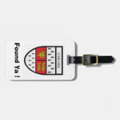 私の荷物を見パーソナライズされたつけるCarlow郡IDラベル。 ラゲッジタグ (正面横)