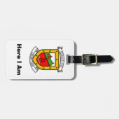 私の荷物を見パーソナライズされたつけるMayo County IDラベル。 ラゲッジタグ (正面横)