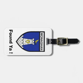 私の荷物を見パーソナライズされたつけるMonagh郡IDラベル。 ラゲッジタグ