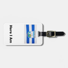 私の荷物パーソナライズされたウォーターフォード郡IDラベル。 ラゲッジタグ