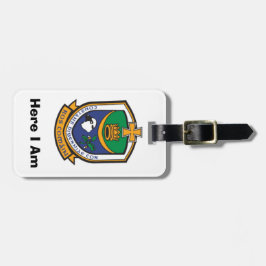 私の荷物パーソナライズされたロズコモン郡IDラベル。 ラゲッジタグ