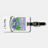 私の荷物パーソナライズされたFermanagh郡IDラベル。 ラゲッジタグ (正面横)