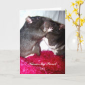 私の菓子に接吻します カード (黄色い花)