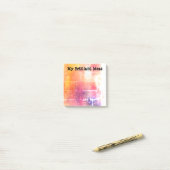 私の華麗なアイディアの粘着性があるノート ポストイット (デスク上)