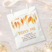 私の葉秋の結婚式紙吹雪命令 フェイバーバッグ (クリップ留めされた状態)