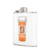 私の薬はスノーボードだ フラスク (左)