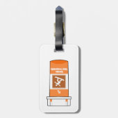 私の薬はスノーボードだ ラゲッジタグ (裏面縦)