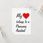 私の薬局アシスタントカードに属する カード (正面/裏面インサイチュ)