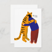 私の虎 サンキューカード (正面/裏面)