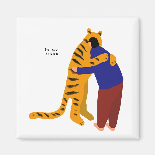 私の虎 マグネット (正面)