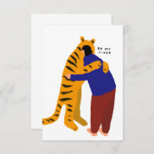 私の虎 出欠カード (正面/裏面)